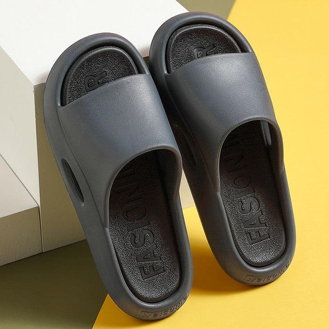 Women’s Thick Sole Cloud Slides – Non-Slip EVA Pool & Beach Sandals