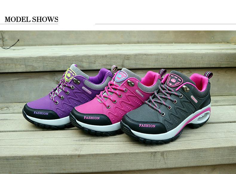 Women's Air Cushion Athletic Walking Sneakers Lightweight Mesh Shoes