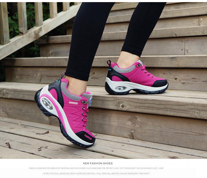 Women's Air Cushion Athletic Walking Sneakers Lightweight Mesh Shoes