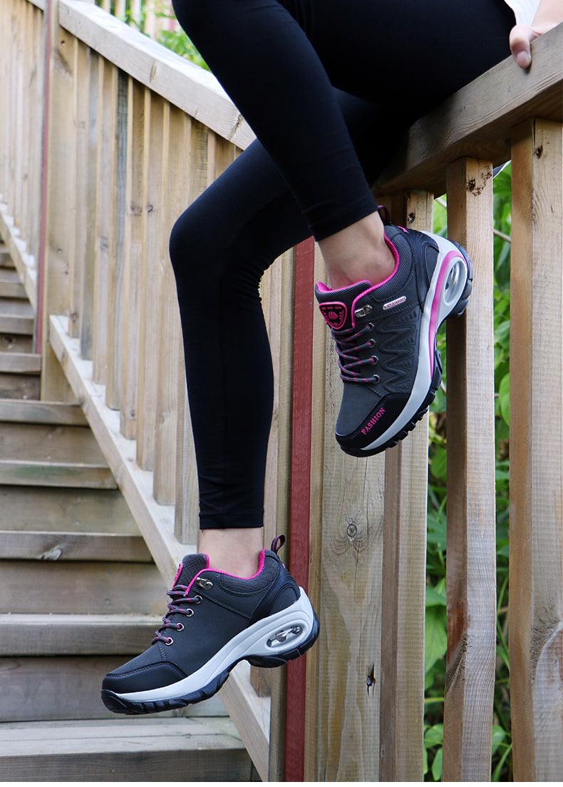 Women's Air Cushion Athletic Walking Sneakers Lightweight Mesh Shoes