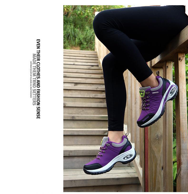 Women's Air Cushion Athletic Walking Sneakers Lightweight Mesh Shoes