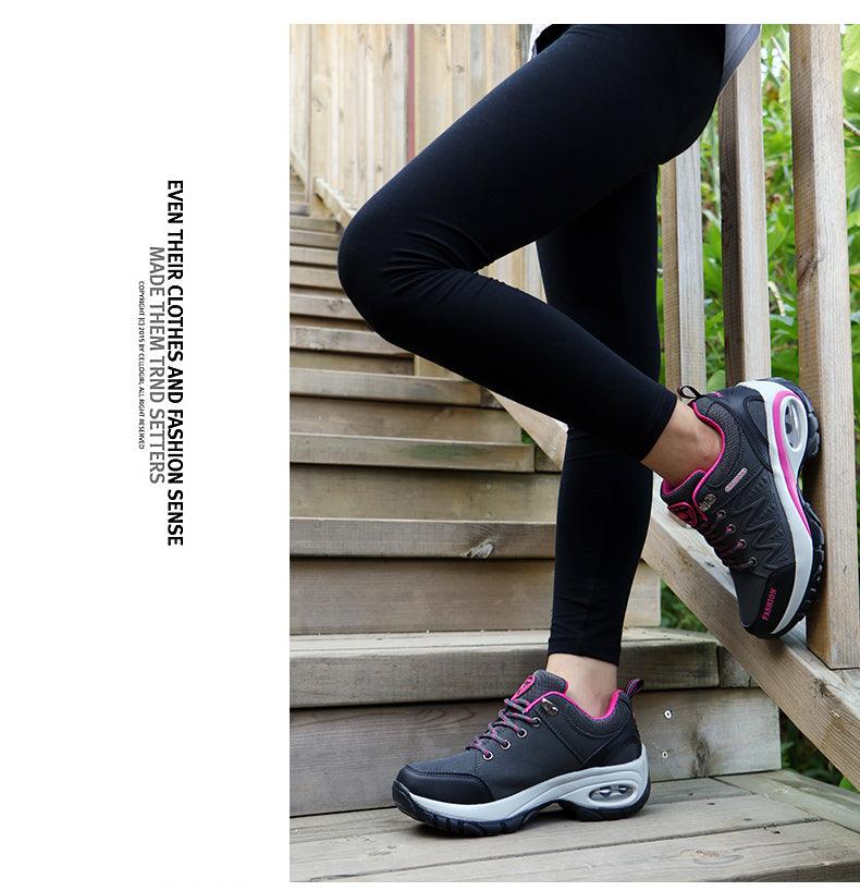 Women's Air Cushion Athletic Walking Sneakers Lightweight Mesh Shoes