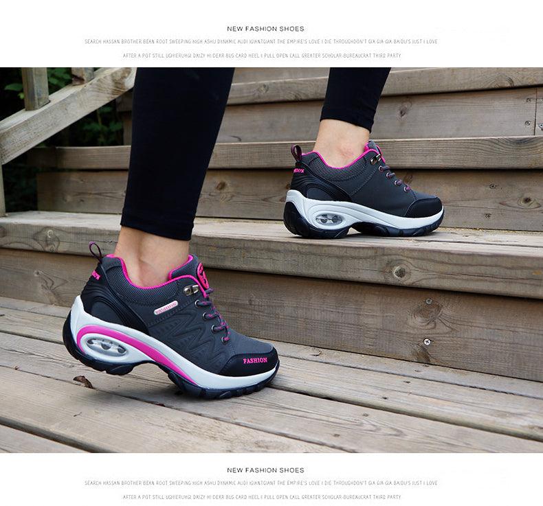 Women's Air Cushion Athletic Walking Sneakers Lightweight Mesh Shoes