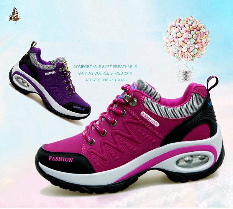 Women's Air Cushion Athletic Walking Sneakers Lightweight Mesh Shoes