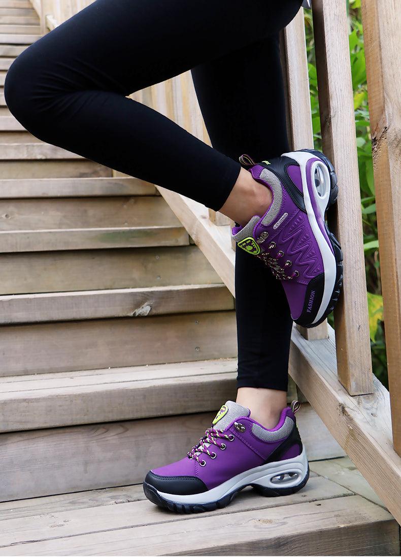 Women's Air Cushion Athletic Walking Sneakers Lightweight Mesh Shoes