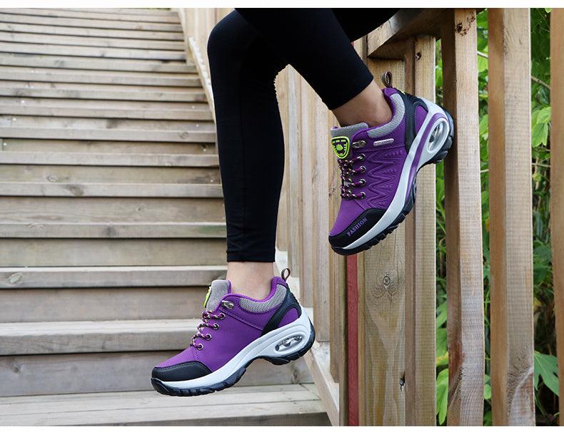 Women's Air Cushion Athletic Walking Sneakers Lightweight Mesh Shoes