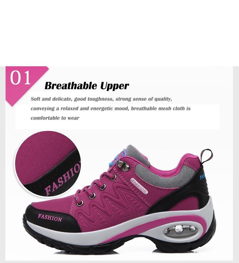 Women's Air Cushion Athletic Walking Sneakers Lightweight Mesh Shoes