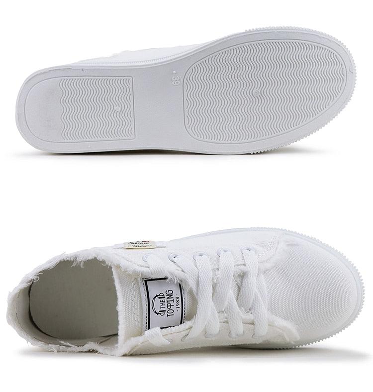 Women's Classic Canvas Low-Top Breathable Summer Casual Sneakers