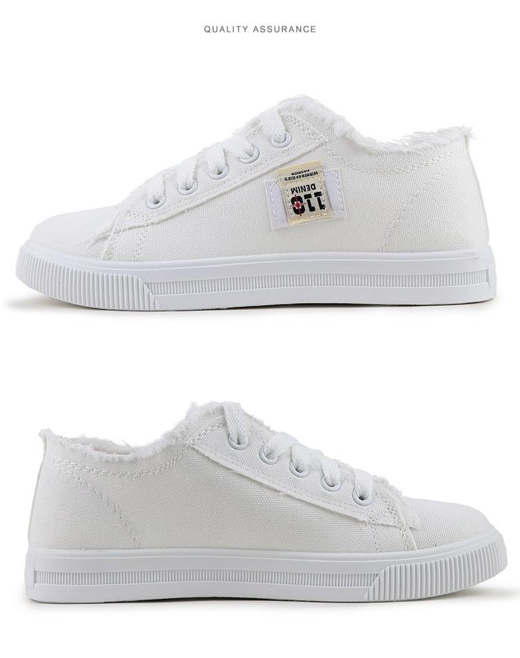 Women's Classic Canvas Low-Top Breathable Summer Casual Sneakers