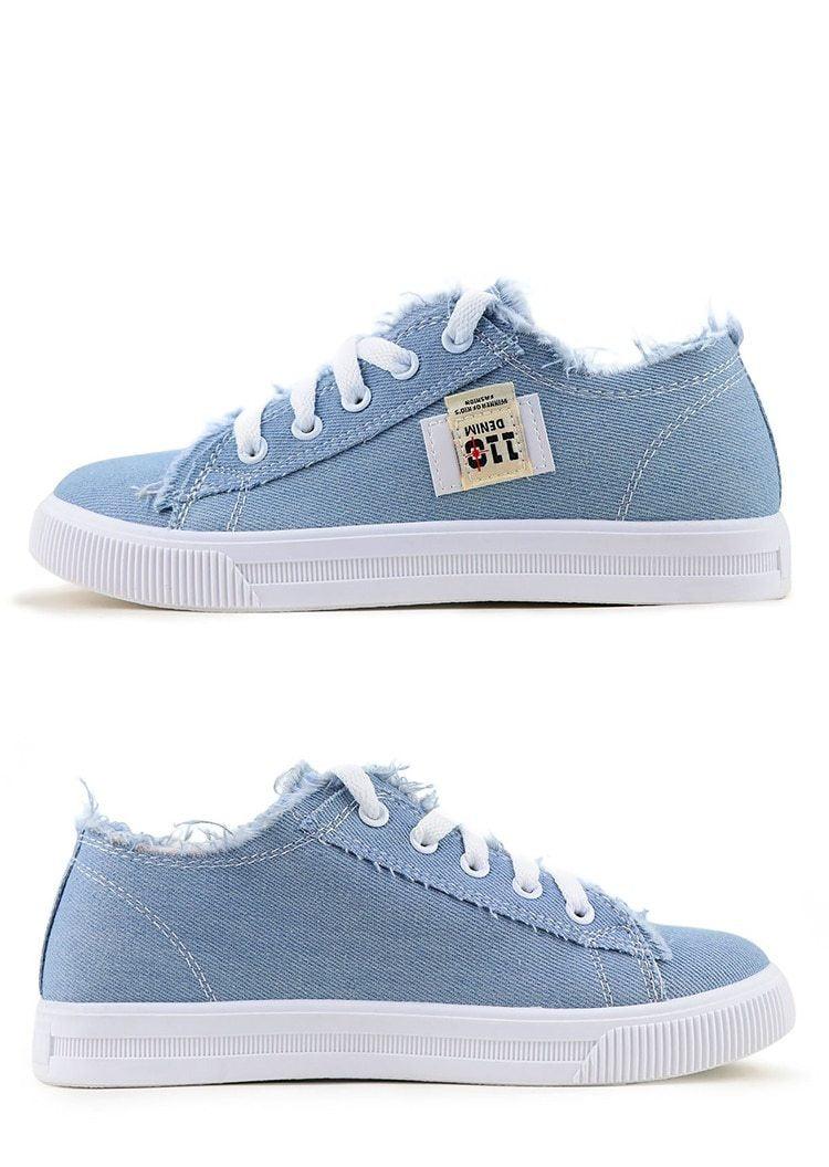 Women's Classic Canvas Low-Top Breathable Summer Casual Sneakers