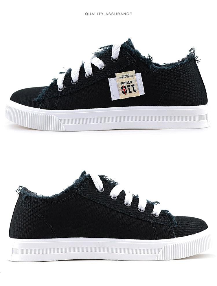 Women's Classic Canvas Low-Top Breathable Summer Casual Sneakers