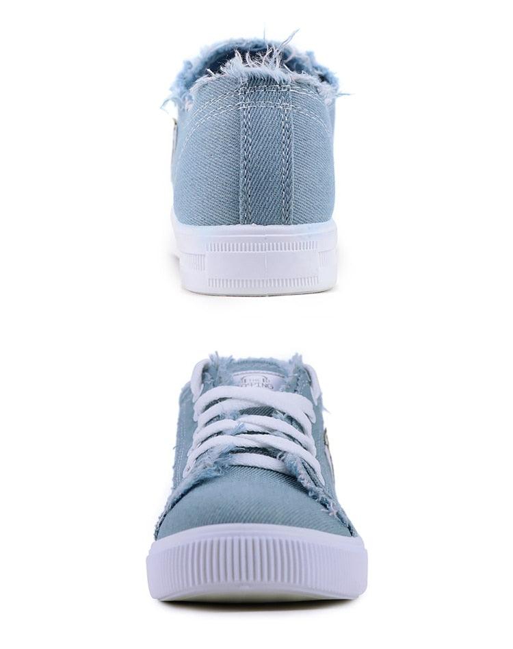 Women's Classic Canvas Low-Top Breathable Summer Casual Sneakers