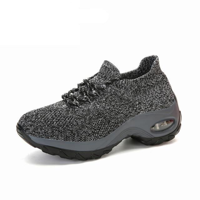 Women's Chunky Platform Sock Sneakers Breathable Mesh Walking Shoes