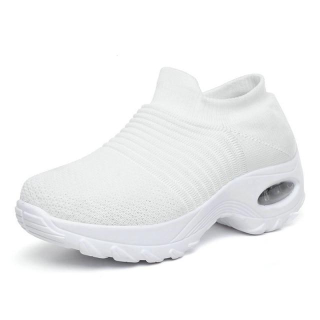 Women's Chunky Platform Sock Sneakers Breathable Mesh Walking Shoes