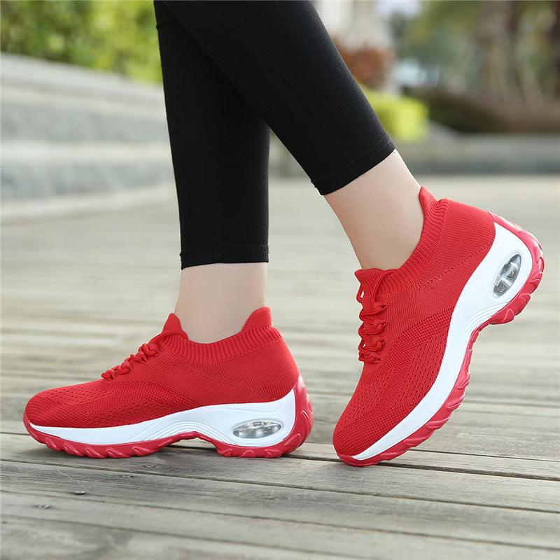 Women's Chunky Platform Sock Sneakers Breathable Mesh Walking Shoes