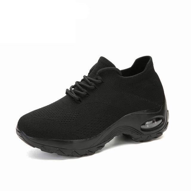 Women's Chunky Platform Sock Sneakers Breathable Mesh Walking Shoes