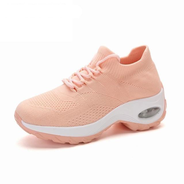Women's Chunky Platform Sock Sneakers Breathable Mesh Walking Shoes