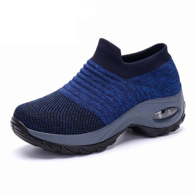 Women's Chunky Platform Sock Sneakers Breathable Mesh Walking Shoes