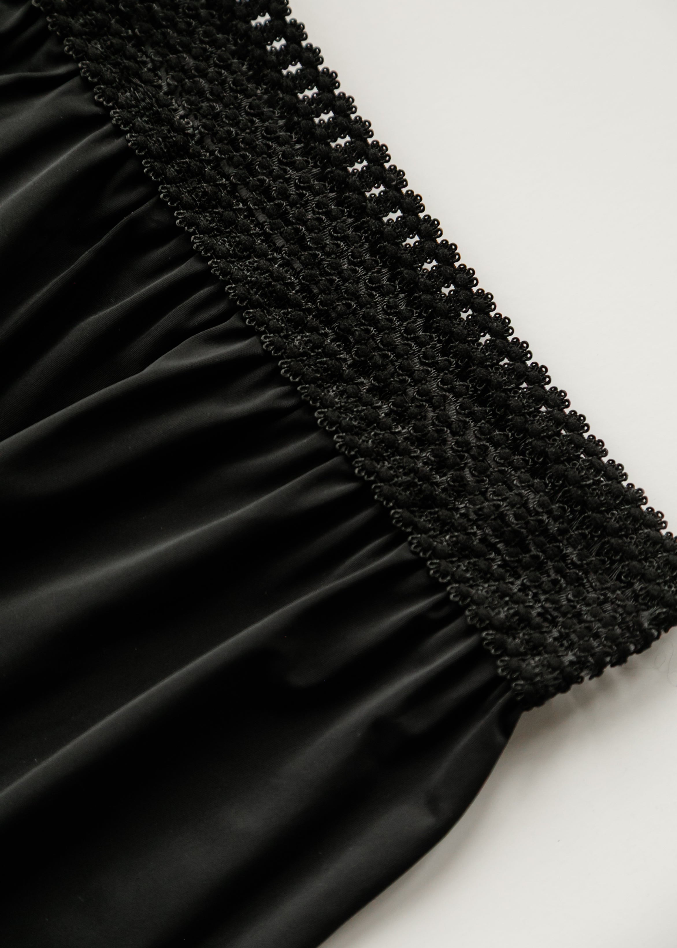 Women's Black Half Slip