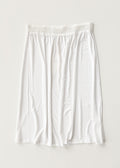 Women's White Half Slip with Stretch Lace Waist