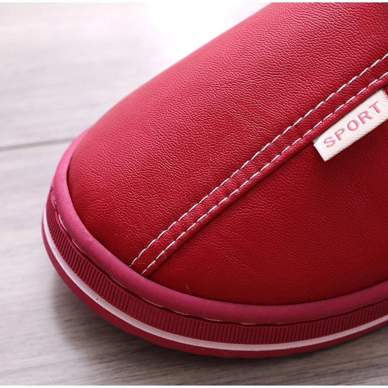Memory Foam Plush Slippers - Non-Slip Warm Indoor House Shoes