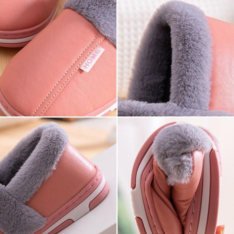 Memory Foam Plush Slippers - Non-Slip Warm Indoor House Shoes