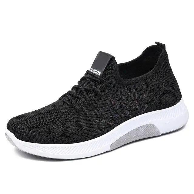 Women's Mesh Breathable Sneakers, Casual Walking Shoes, Soft Sole