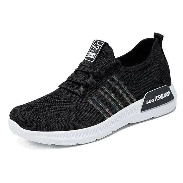 Women's Mesh Breathable Sneakers, Casual Walking Shoes, Soft Sole
