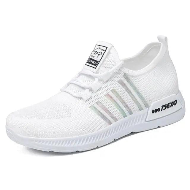 Women's Mesh Breathable Sneakers, Casual Walking Shoes, Soft Sole