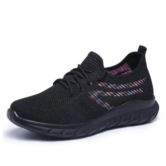 Women's Mesh Breathable Sneakers, Casual Walking Shoes, Soft Sole