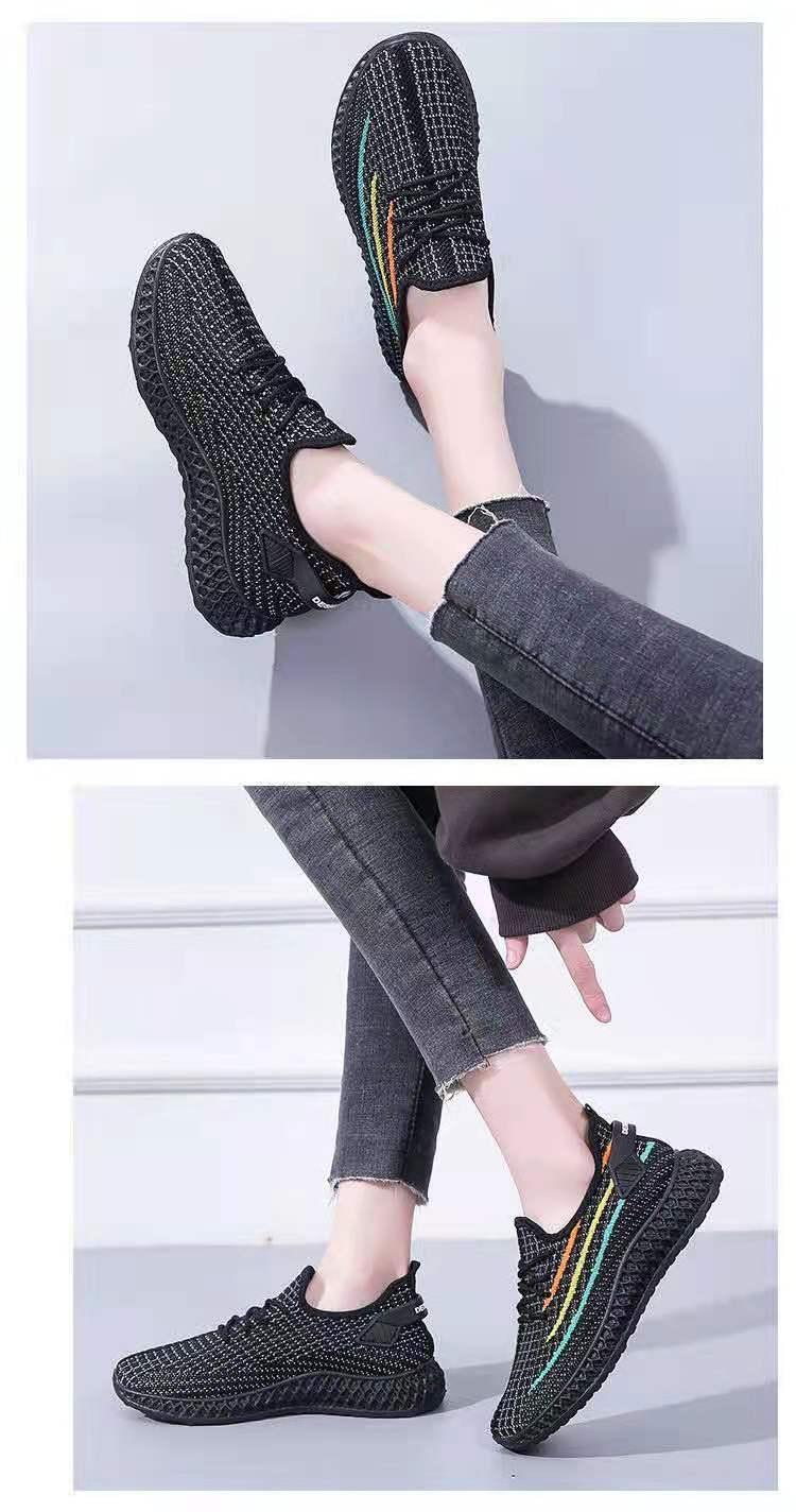 Women's Breathable Mesh Slip-On Walking Sneakers Lightweight Shoes