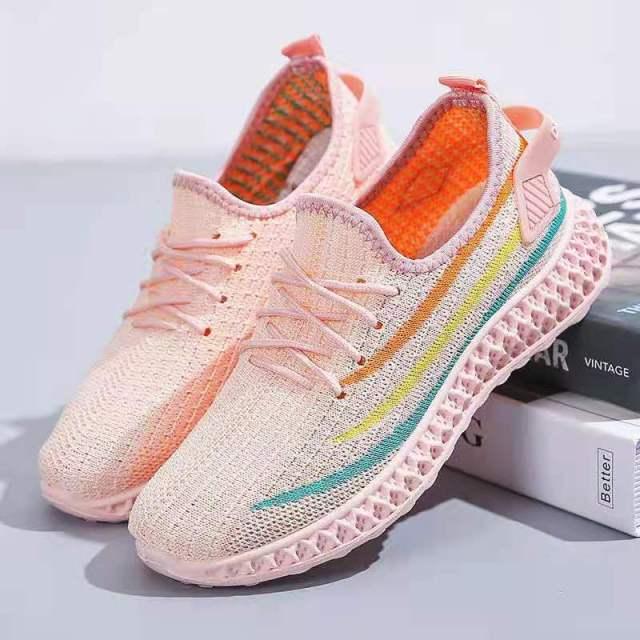 Women's Breathable Mesh Slip-On Walking Sneakers Lightweight Shoes