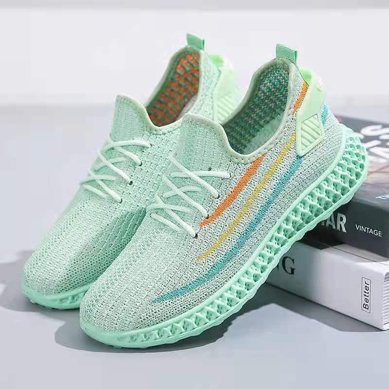Women's Stevvex breathable mesh slip-on sports sneakers in a lightweight woven design