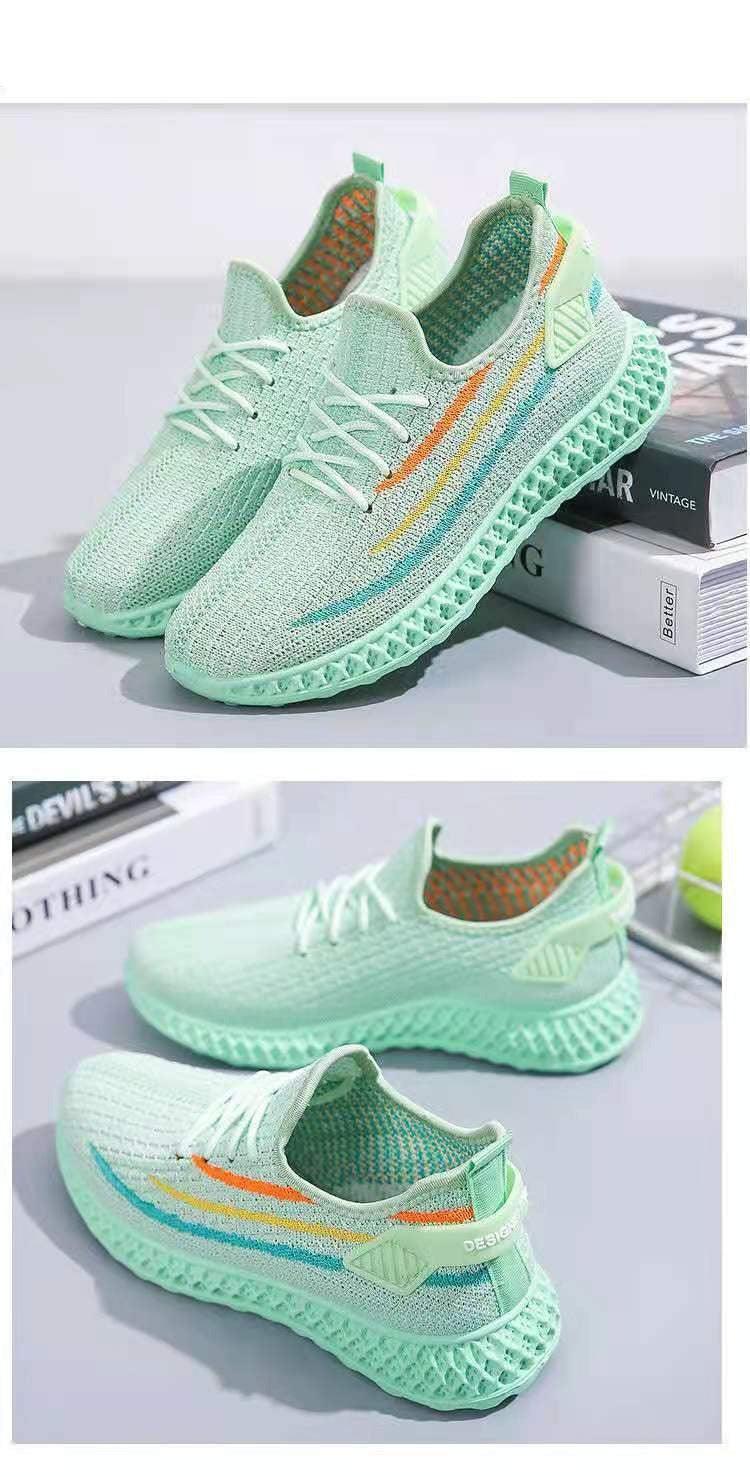 Women's Breathable Mesh Slip-On Walking Sneakers Lightweight Shoes