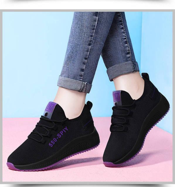 Women's Breathable Mesh Slip-On Walking Sneakers Lightweight Shoes