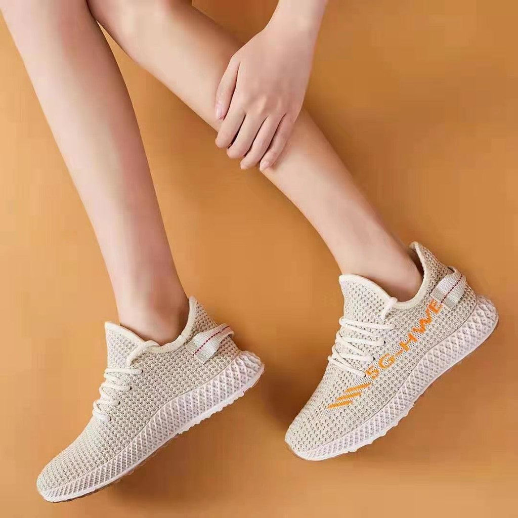 Women's Breathable Mesh Slip-On Walking Sneakers Lightweight Shoes
