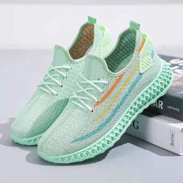 Women's Breathable Mesh Slip-On Walking Sneakers Lightweight Shoes
