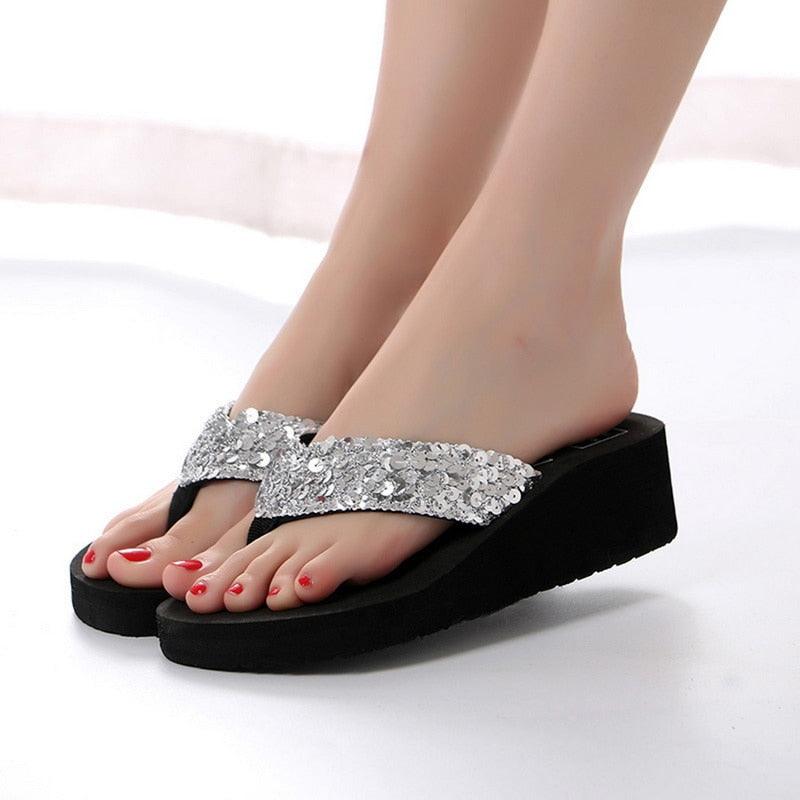 Girls Pink Butterfly Platform Sandals Summer Dressy Open Toe Shoes