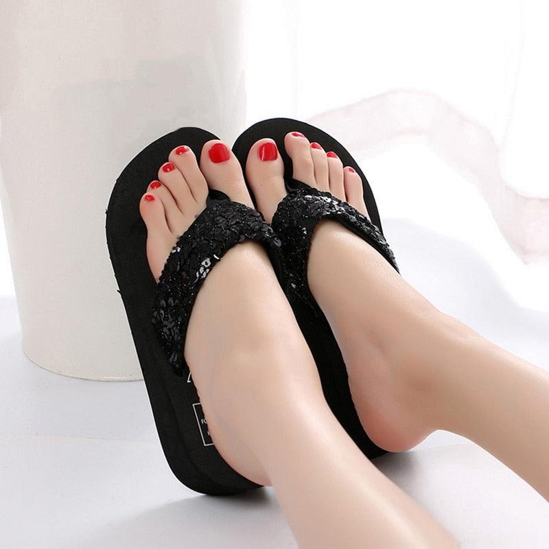 Girls Pink Butterfly Platform Sandals Summer Dressy Open Toe Shoes
