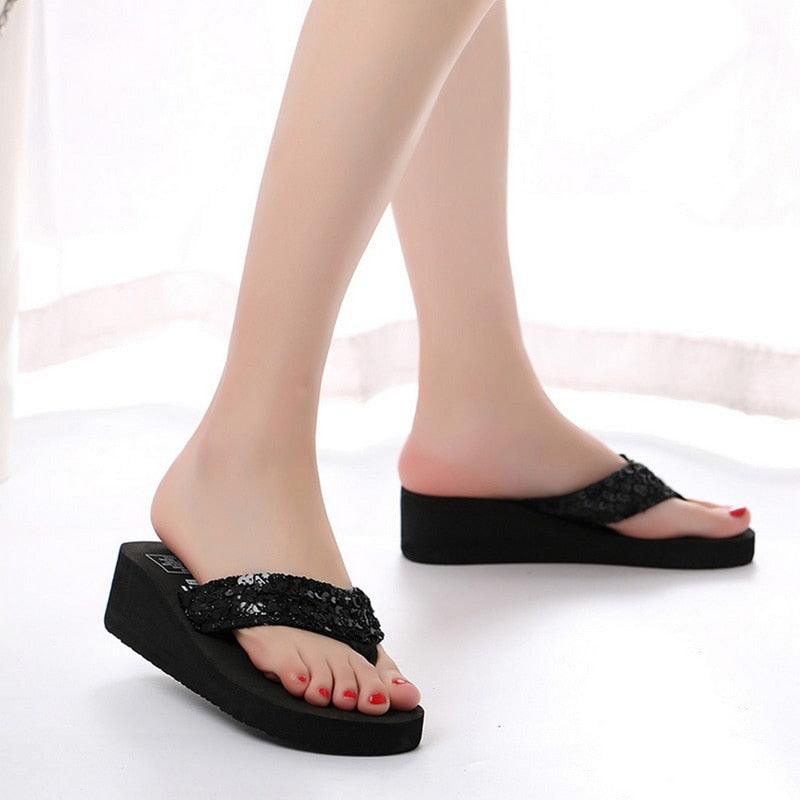 Girls Pink Butterfly Platform Sandals Summer Dressy Open Toe Shoes