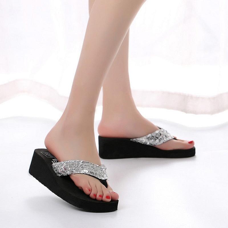 Girls Pink Butterfly Platform Sandals Summer Dressy Open Toe Shoes
