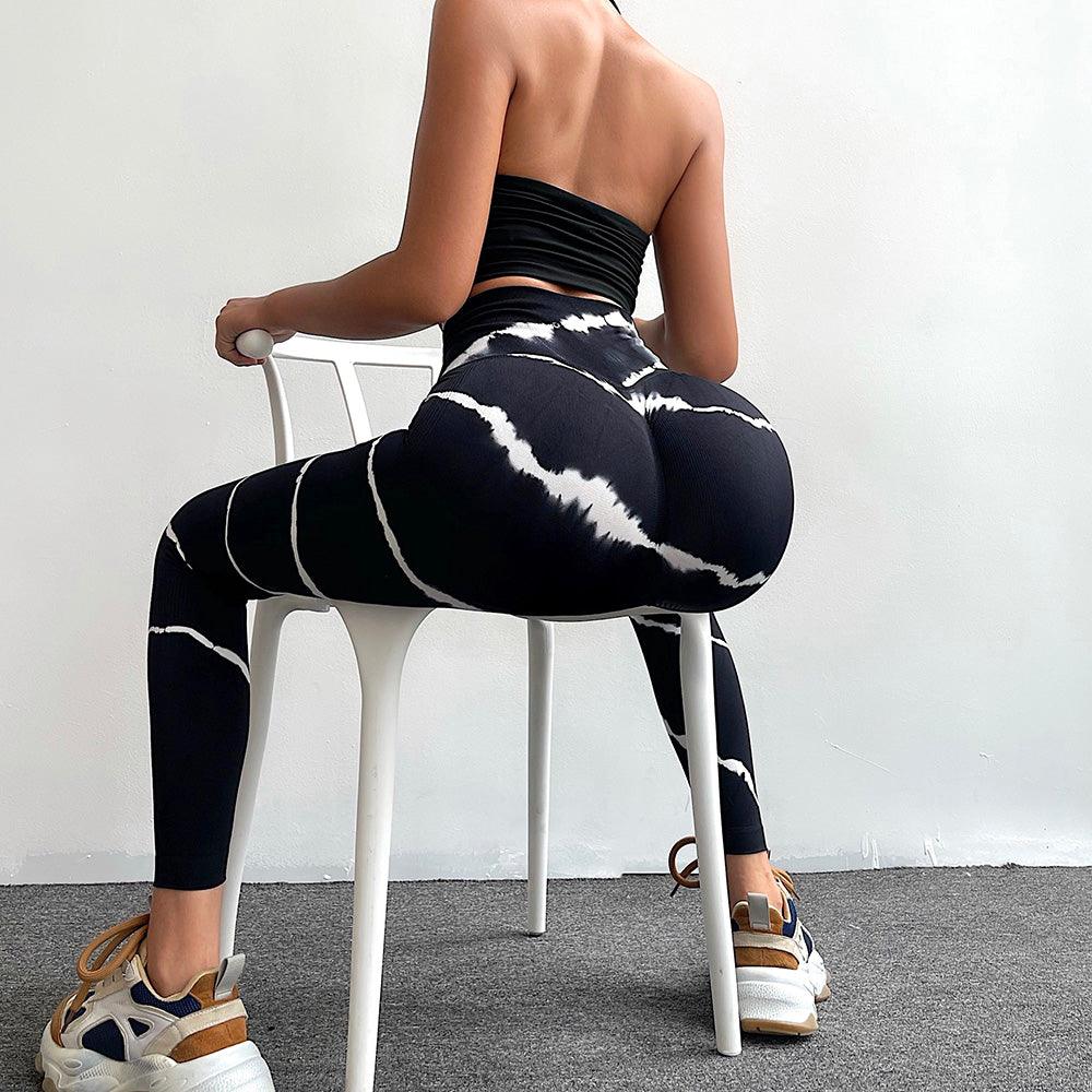 High Waist Seamless Yoga Pants Breathable Workout Leggings