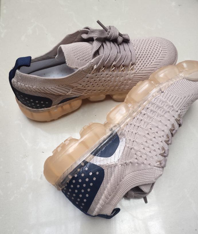 Women's Lightweight Mesh Platform Sneakers Air Cushion Walking Shoes