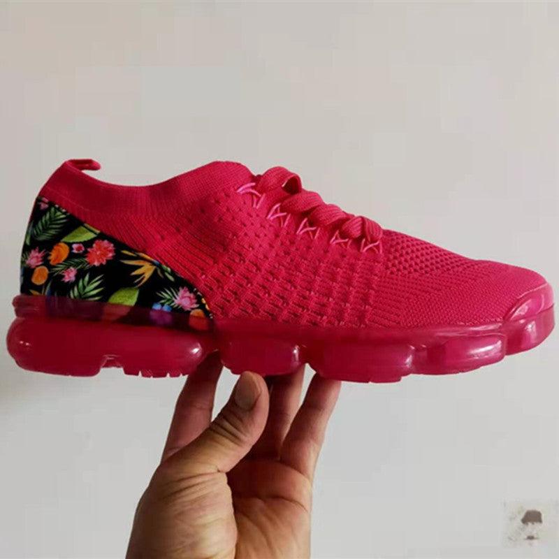 Women's Lightweight Mesh Platform Sneakers Air Cushion Walking Shoes