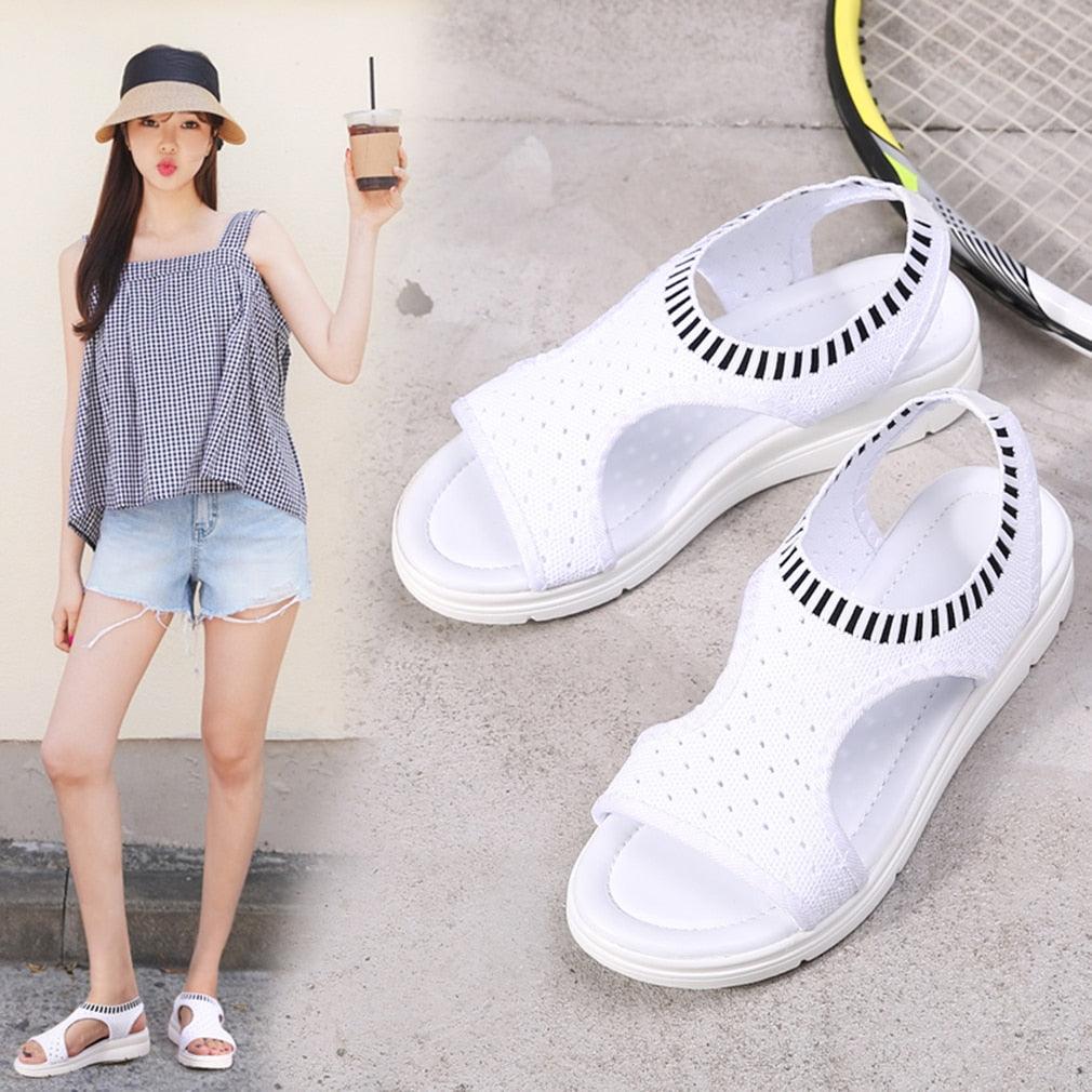 Women’s Platform Sandals Breathable Comfortable Walking Shoes