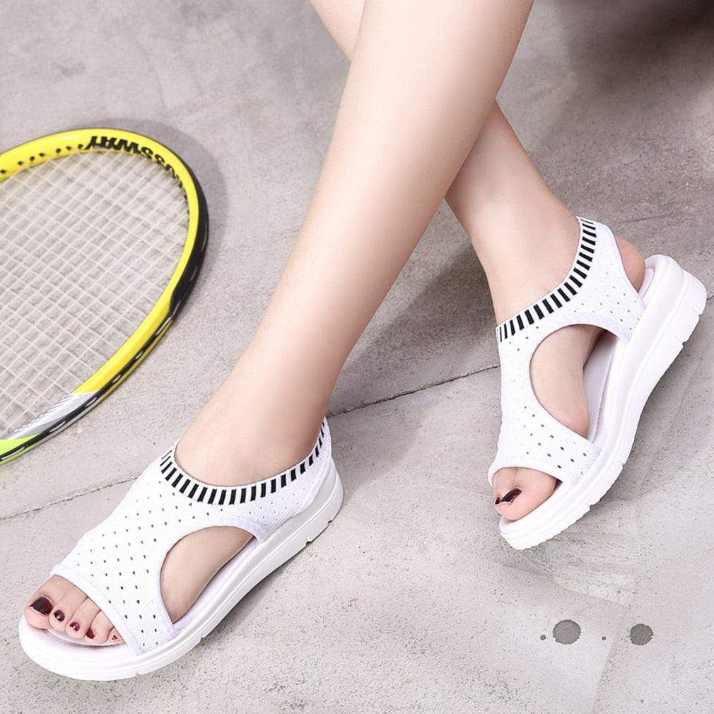 Women’s Platform Sandals Breathable Comfortable Walking Shoes