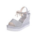 Women’s Summer Platform Espadrille Sandals with Adjustable Buckle