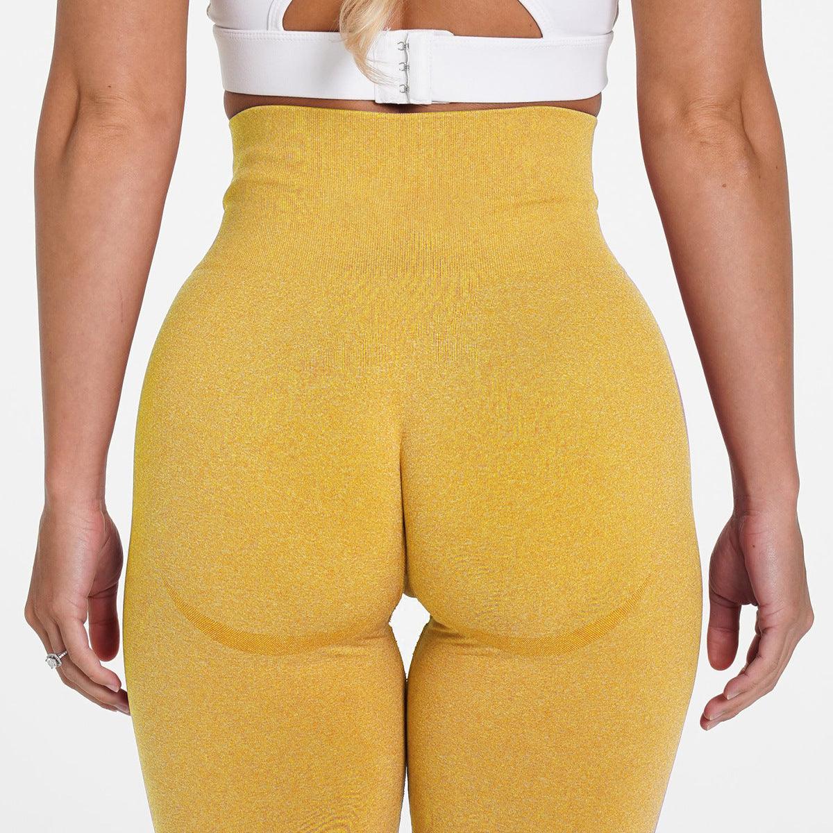 High Waist Seamless Yoga Leggings for Tummy Control & Fitness