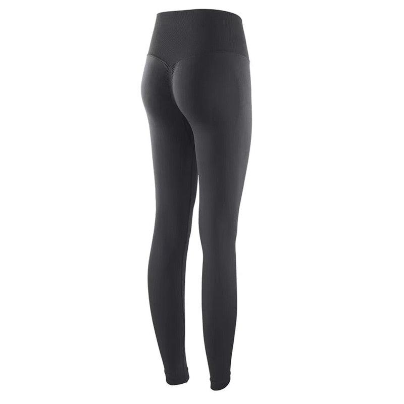 Women's High Waist Seamless Yoga Leggings - Butt Lifting Pants