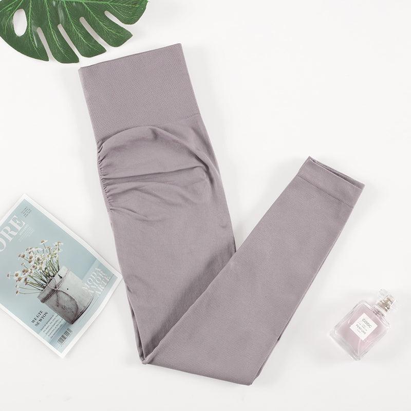 Seamless High-Waist Shaping Yoga Pants for Gym and Fitness